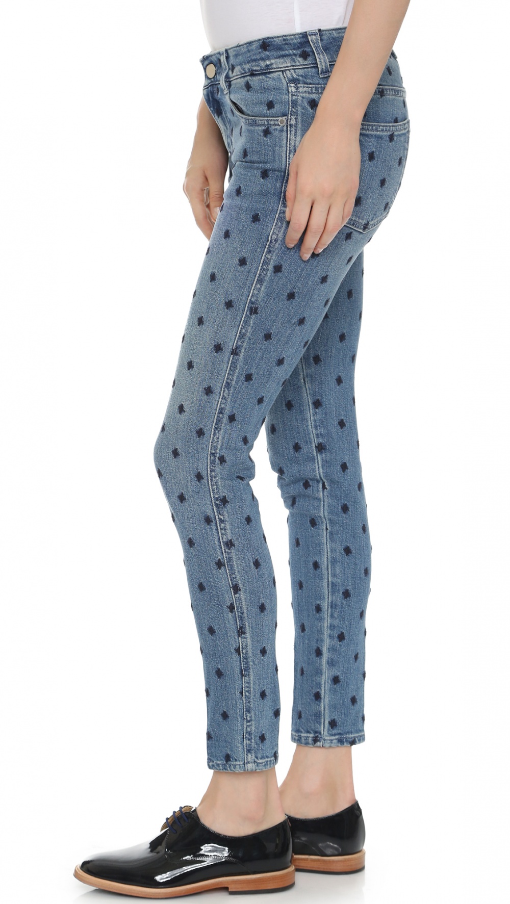 Stella McCartney вышитые джинсы р.28 -М