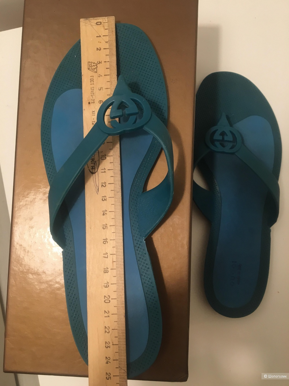 Сланцы Gucci, размер 37