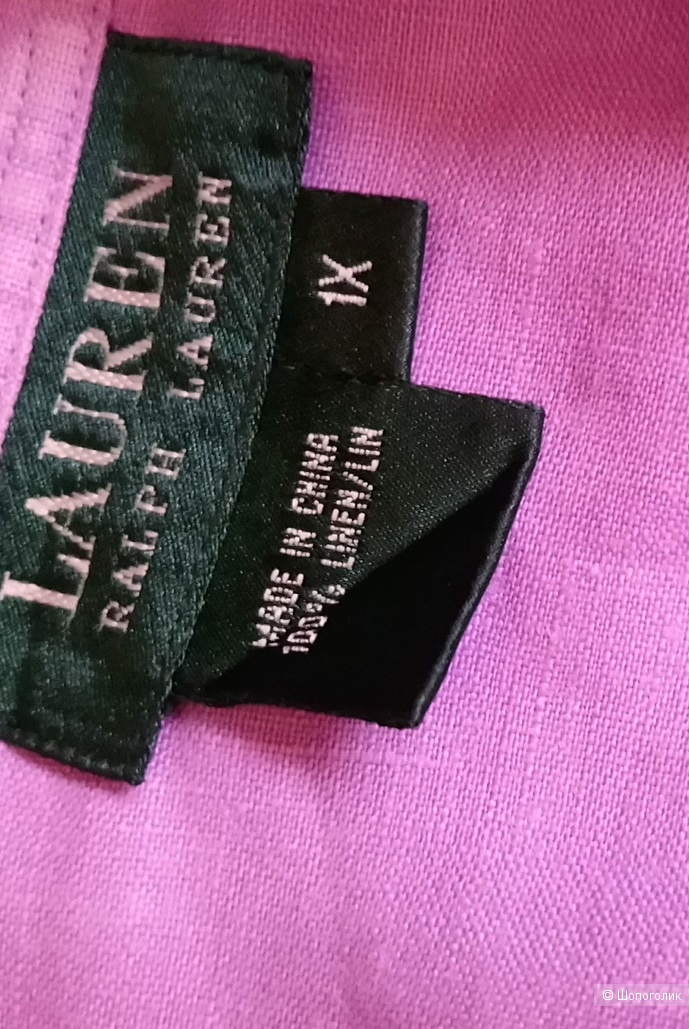 Льняная рубашка Ralph Lauren, оверсайз
