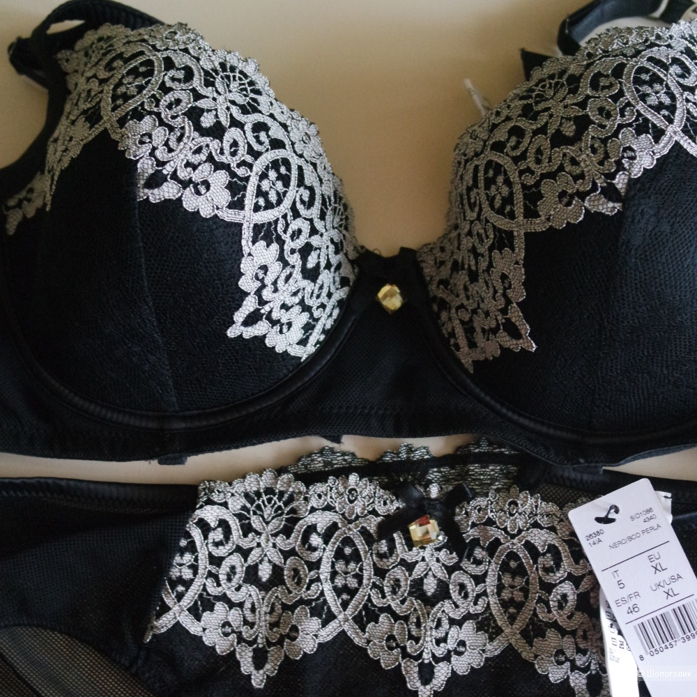 Комплект белья Intimissimi - бюстгальтер EU 80 D , трусы L/XL