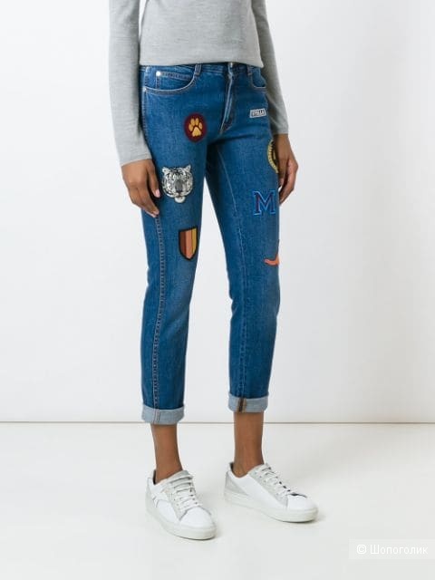 STELLA MCCARTNEY джинсы с нашивками р.30