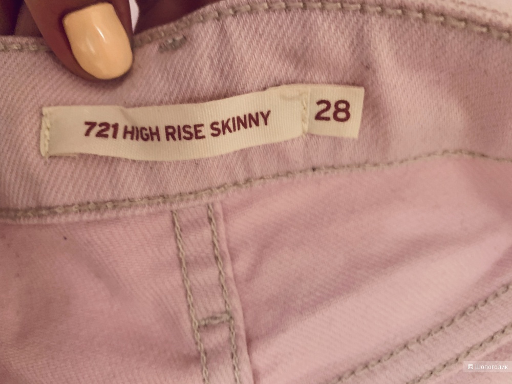 Джинсы Levis 721 high rise skinny 28