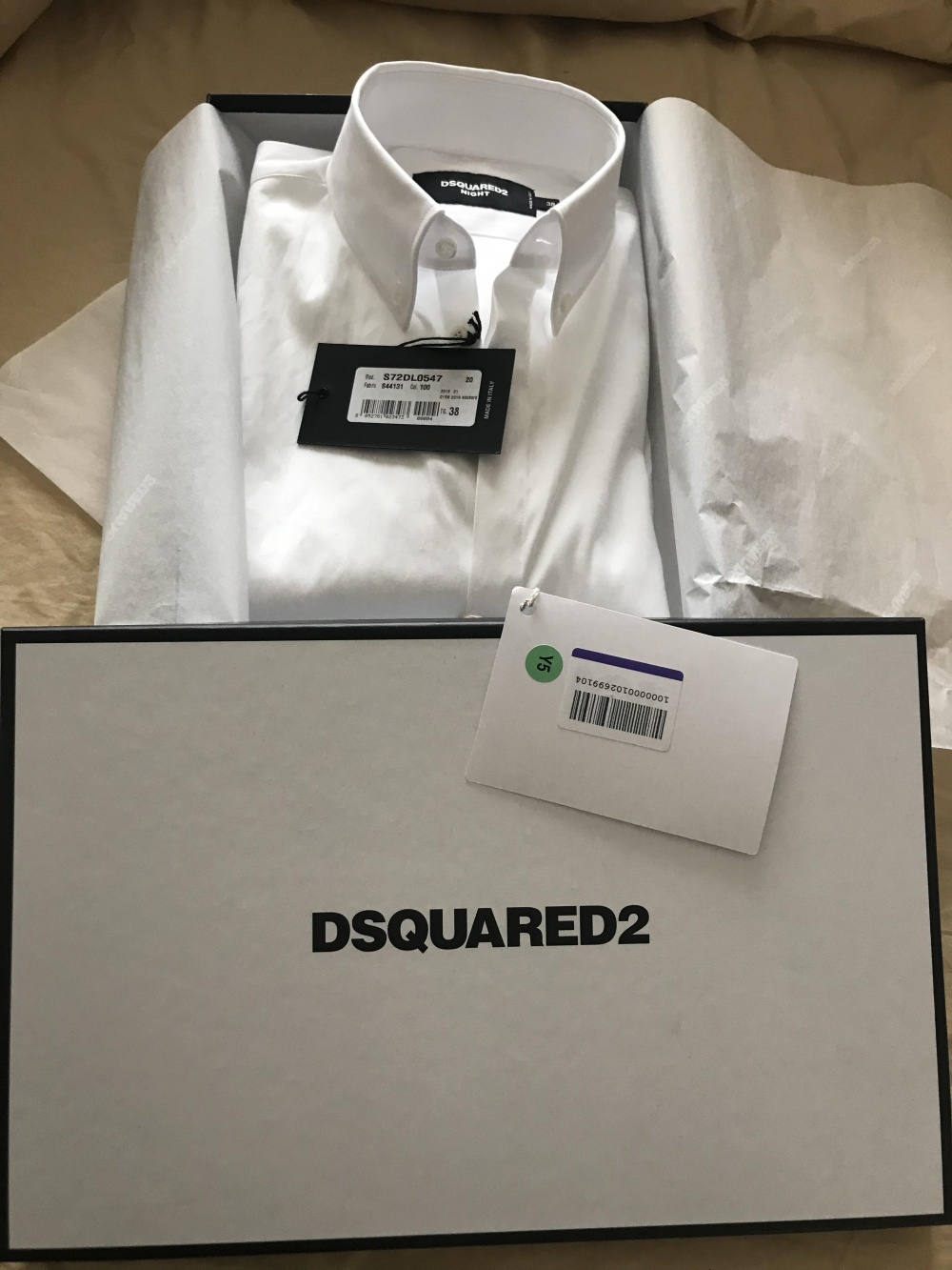 Рубашка DSQUARED2 38IT (42-44 российский)