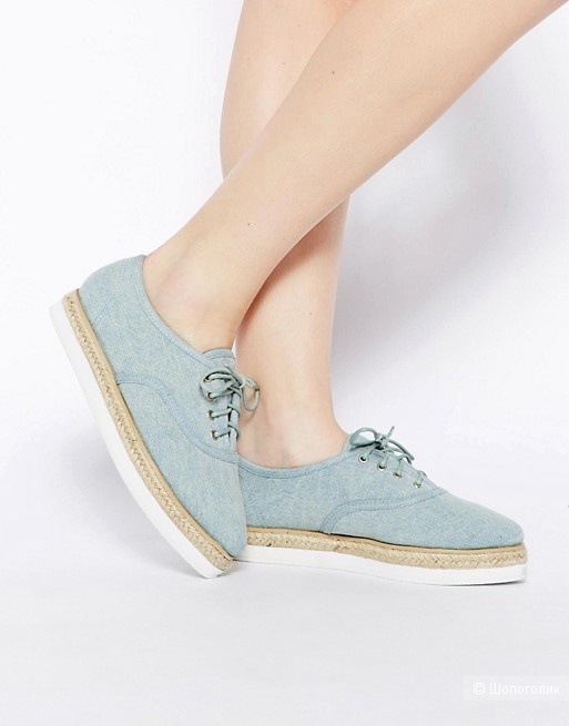 Эспадрильи, кеды, Asos, р.38-38,5