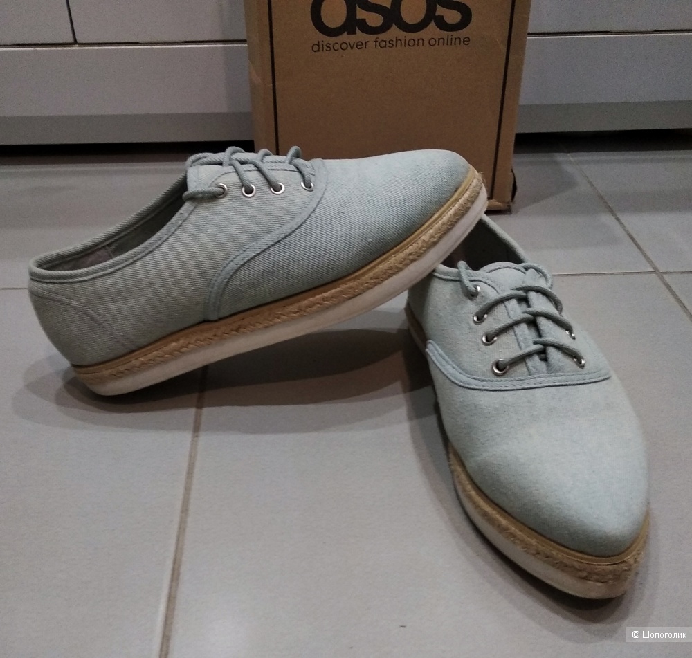 Эспадрильи, кеды, Asos, р.38-38,5