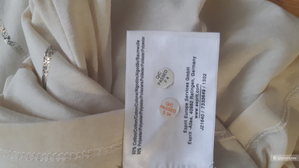 Футболка с длинным рукавом Esprit 44 р-р S