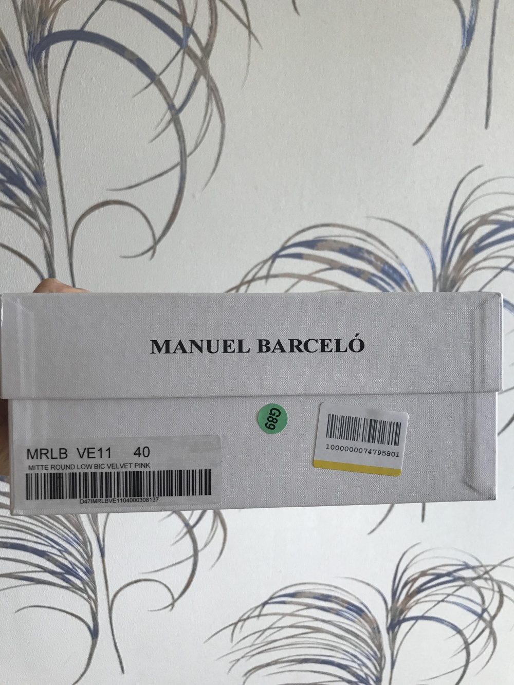 Бархатные кроссовки Manuel Barcelo 40 (на 39 - 39,5)