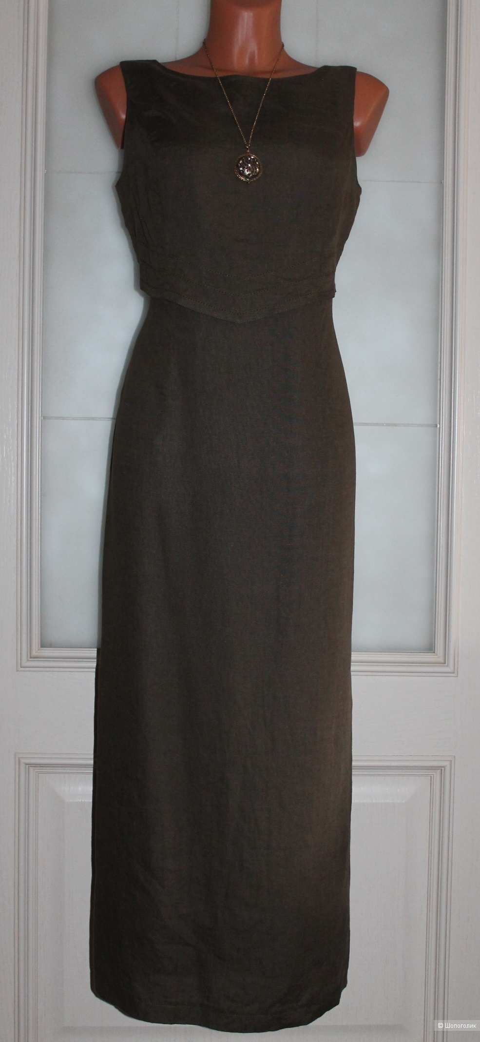 Льняное платье VERA CONDOTTI, размер 46-48
