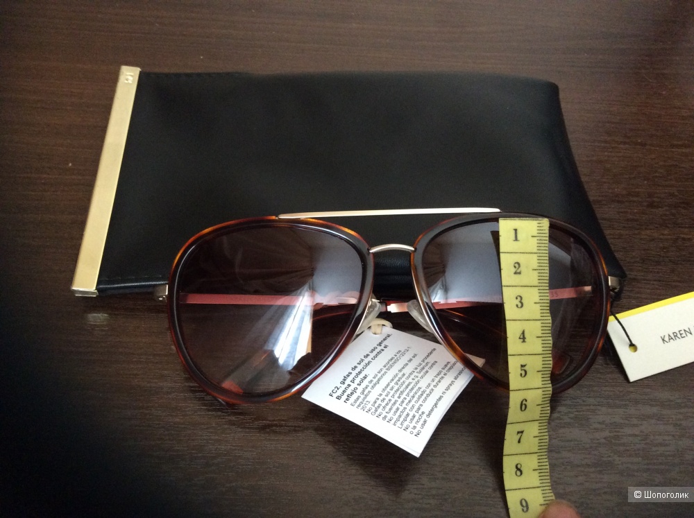 Солнцезащитные очки—авиаторы Karen Millen
