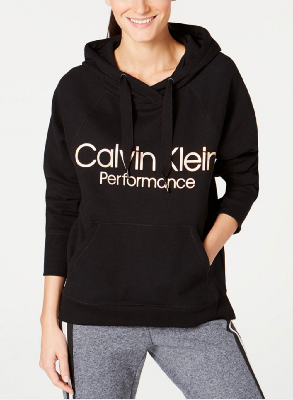 Толстовка с капюшоном (худи) Calvin Klein Performance, размер S (44-46)