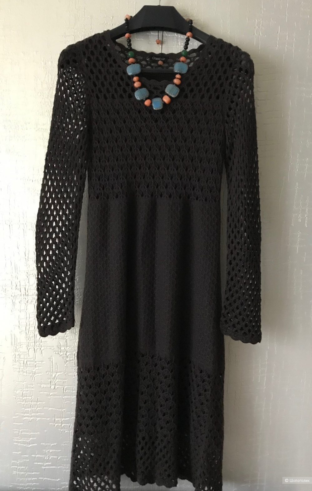 Вязаное ажурное платье от GLANCE, р-р 46 (М)