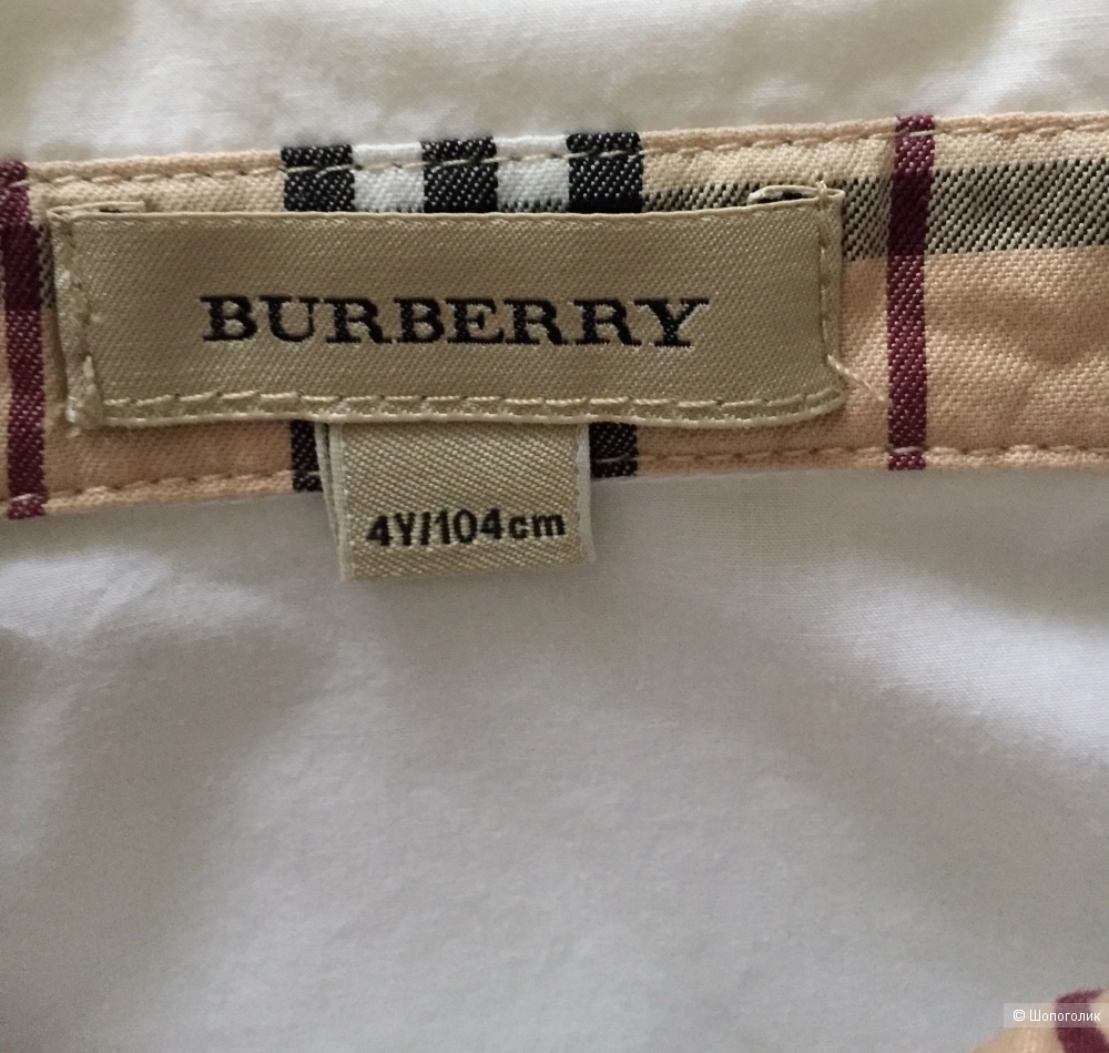 Блузка Burberry 4 года