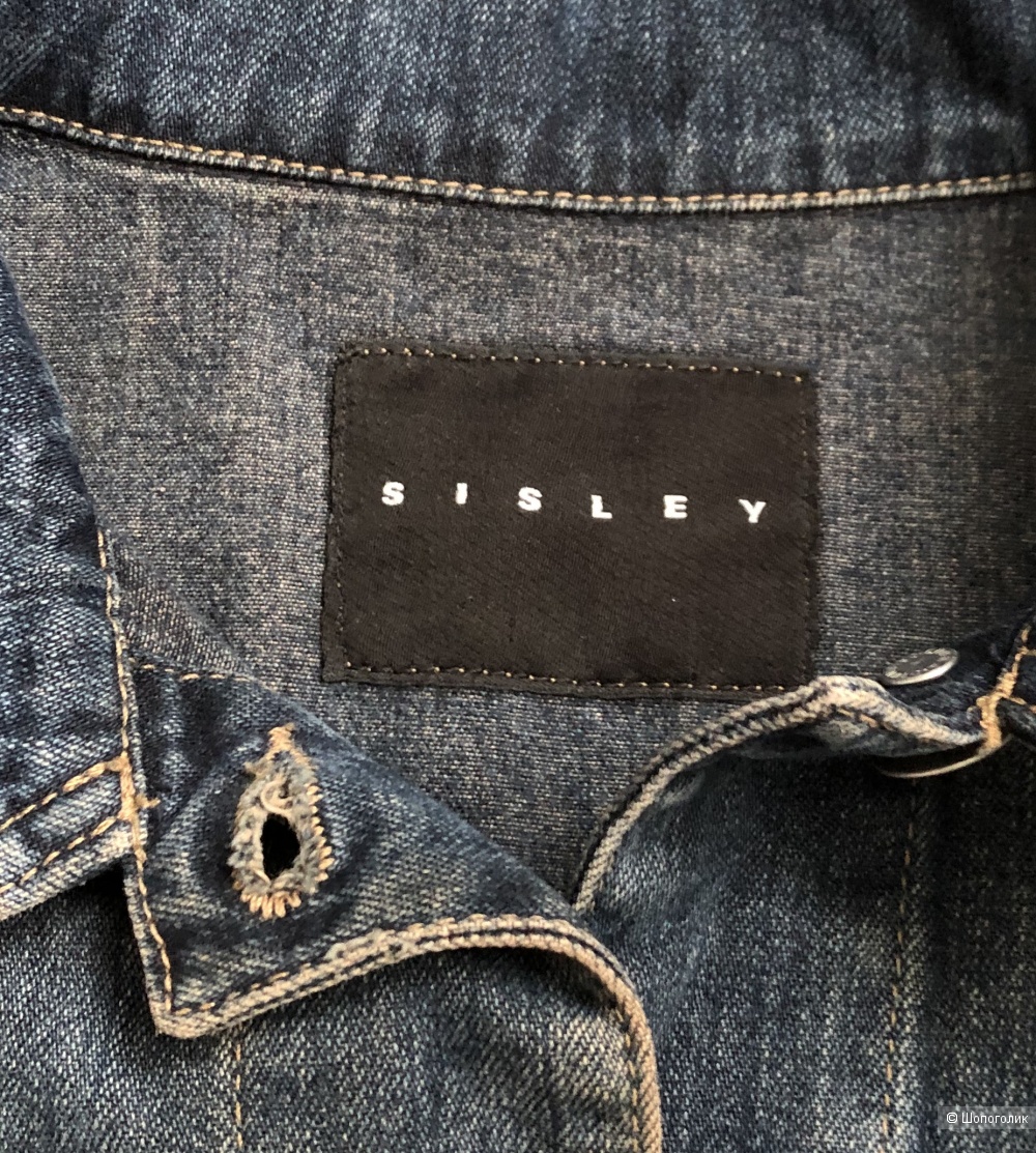 Джинсовая куртка Sisley размер M ( 44-46)
