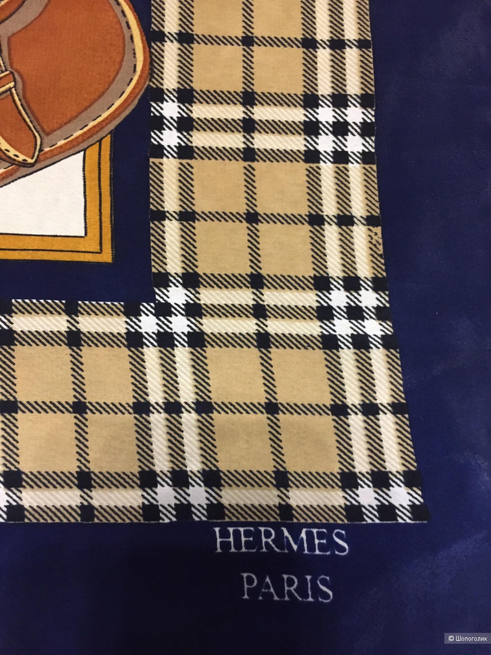 Платок Hermès 87 Х 87 см