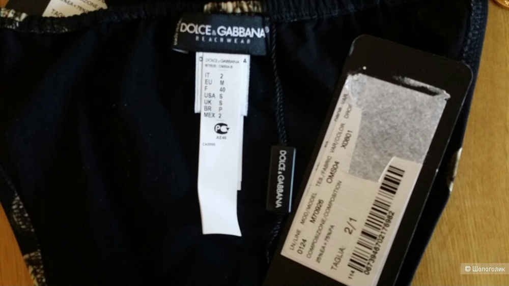 Купальник Dolce & Gabbana размер 2IT, российский 42