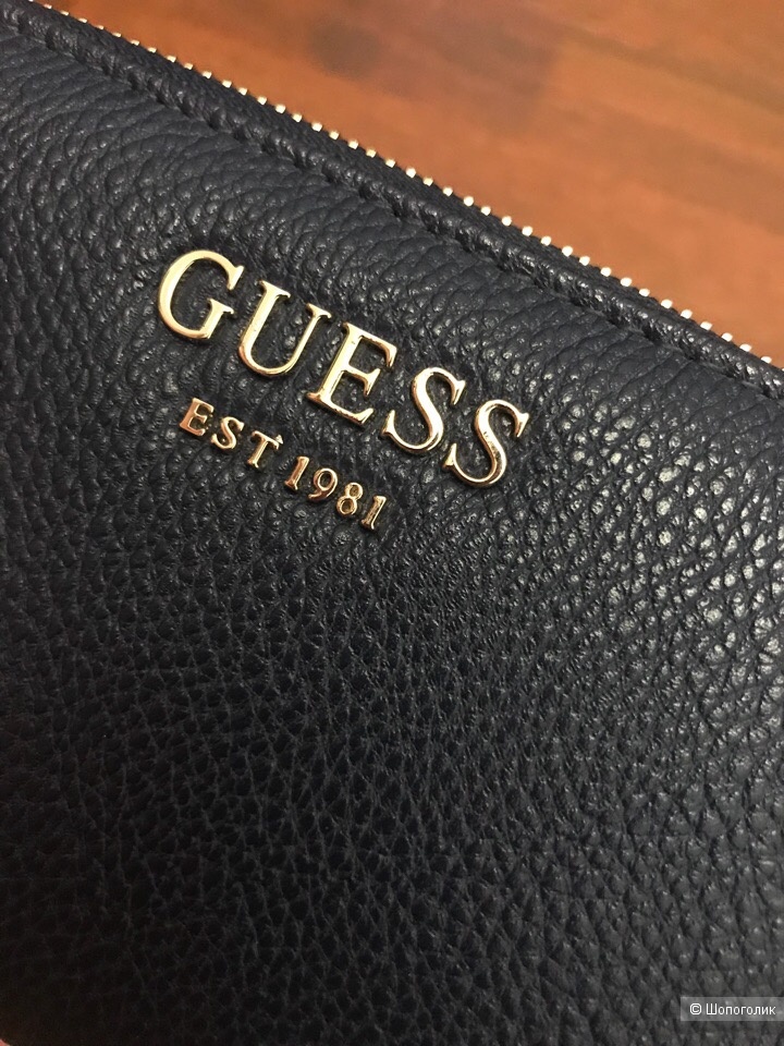 Кошелек (синий) , Guess, 21х10х2