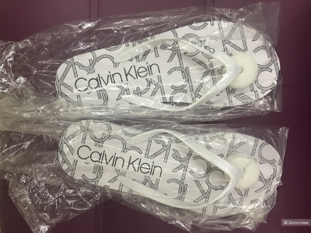 Сланцы Calvin Klein, размер 38