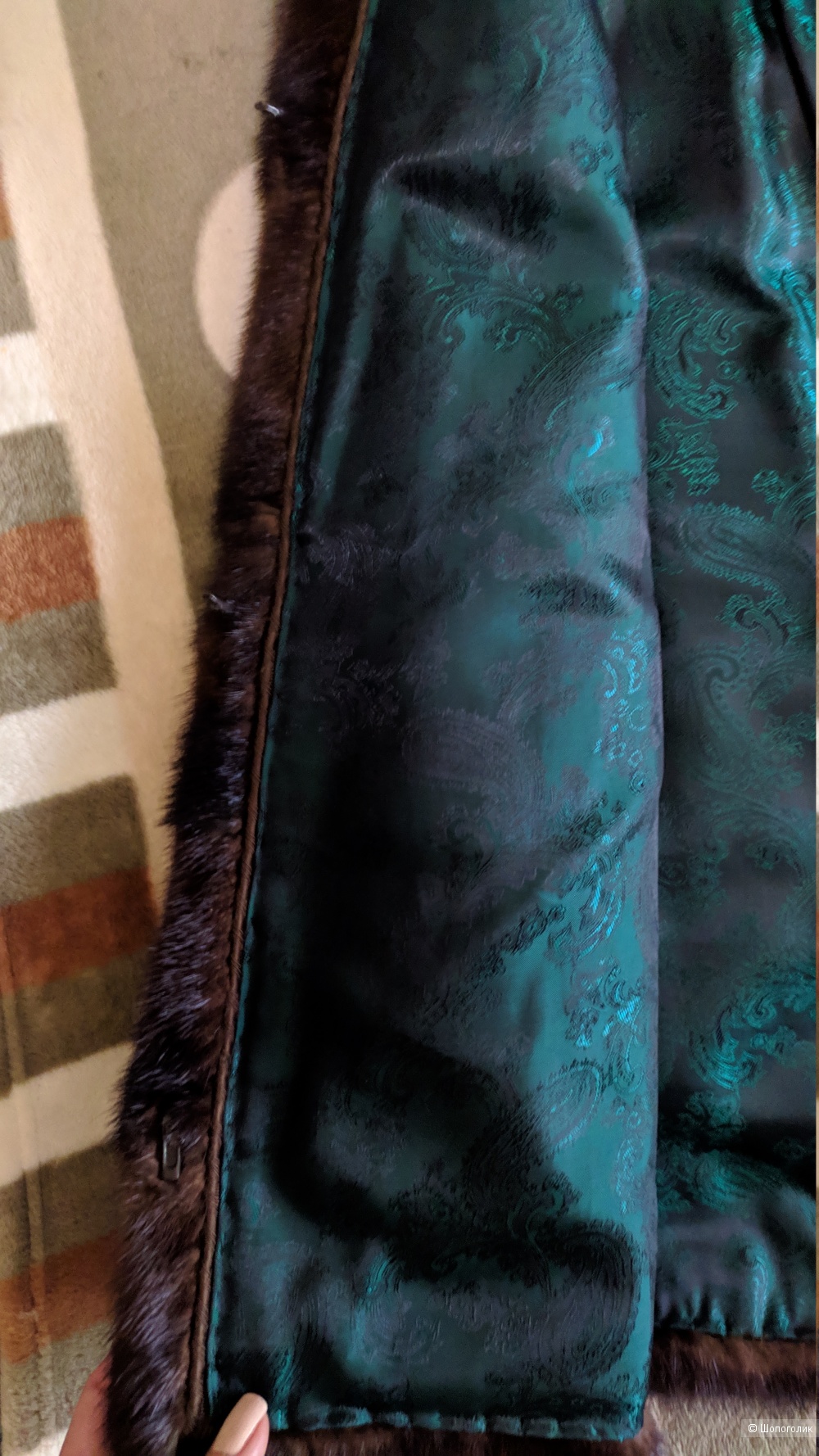 Норковая жилетка бренда Saga Furs Royal, 42-44 размер