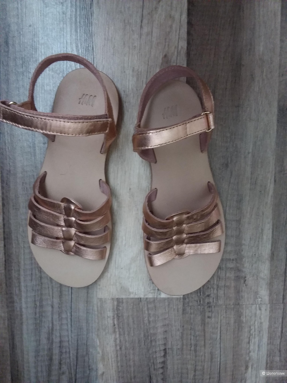 Босоножки-сандалии для девочки H&M, размер 34
