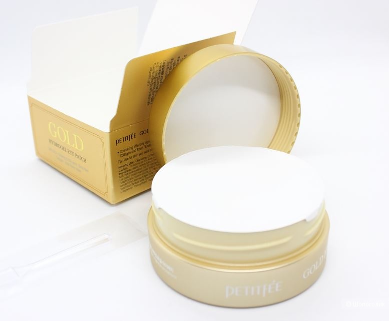 Petitfee, патчи (с IHERB) для глаз с золотым гидрогелем, 60 шт