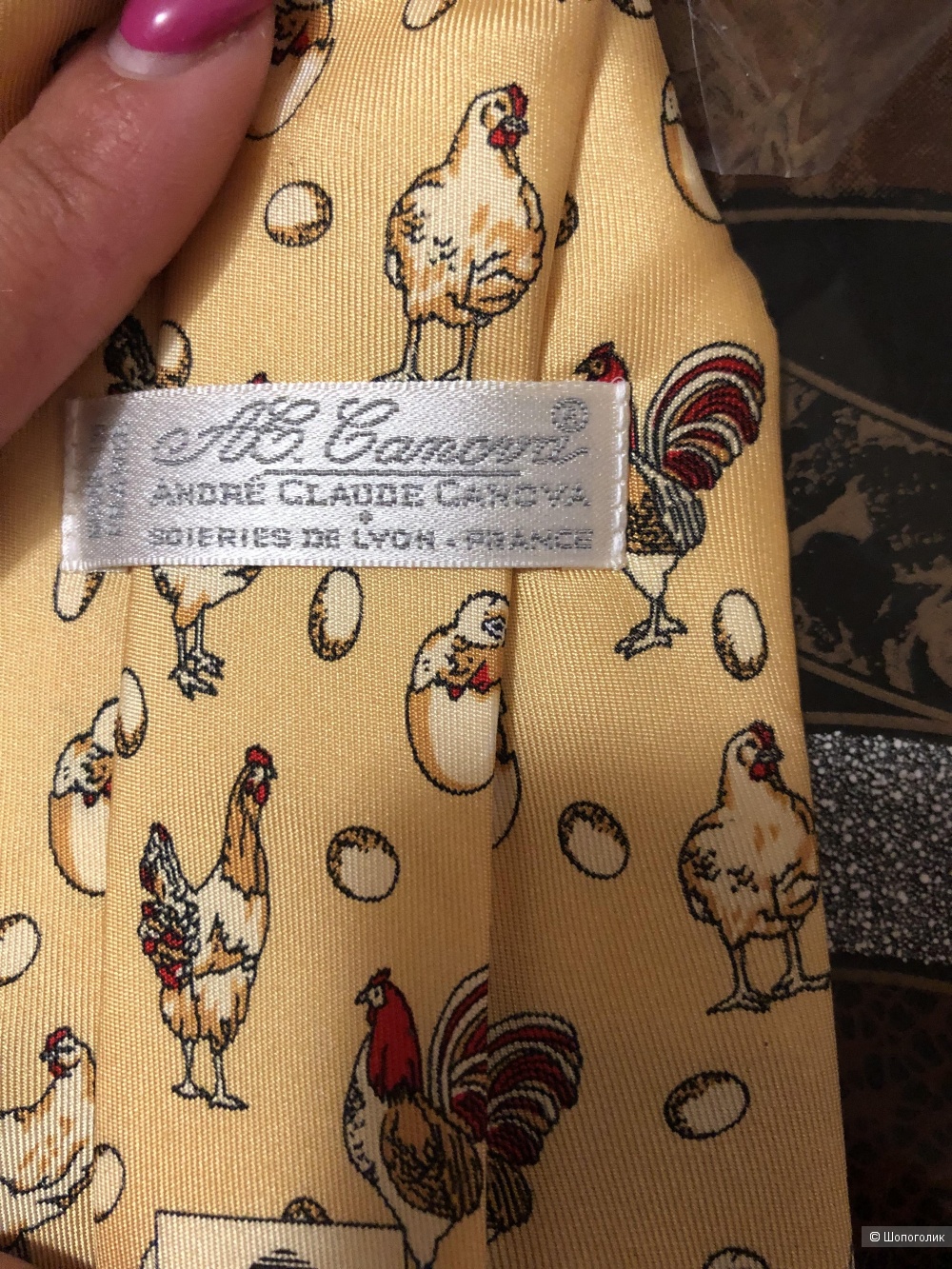 Комплект платок и галстук Al Canova, размер 90/90 см