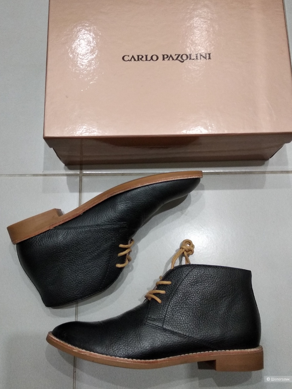 Ботинки кожаные «Carlo Pazolini», р.38-38,5