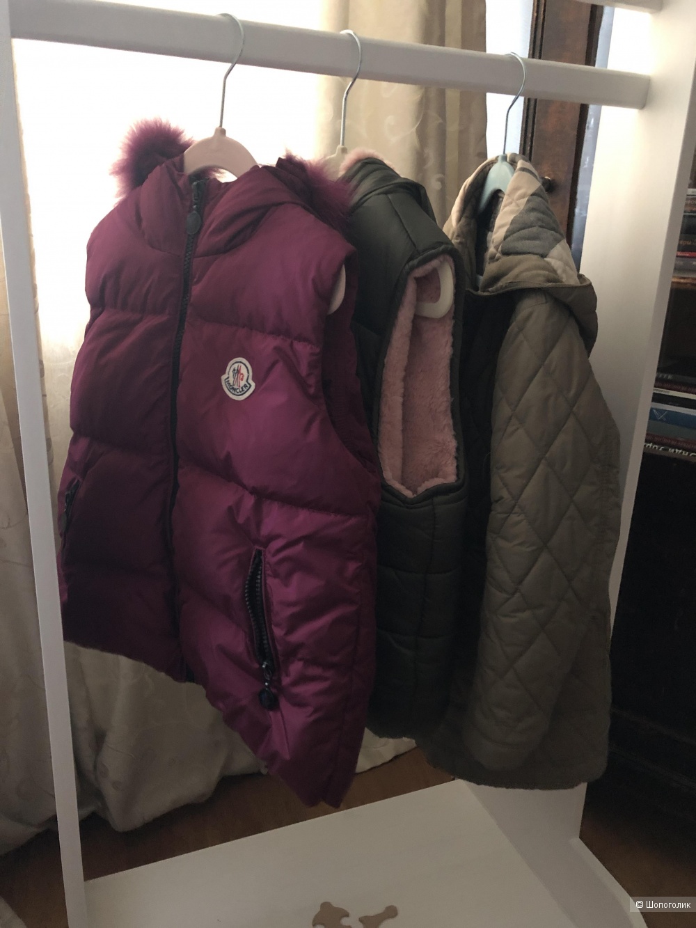 Детское стёганное пальто Burberry на девочку 122-128 см (5-6 лет)