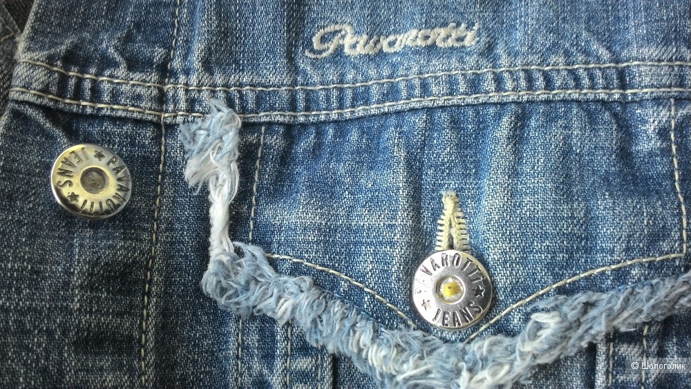 Куртка джинсовая укороченная "PAVAROTTI", р. S