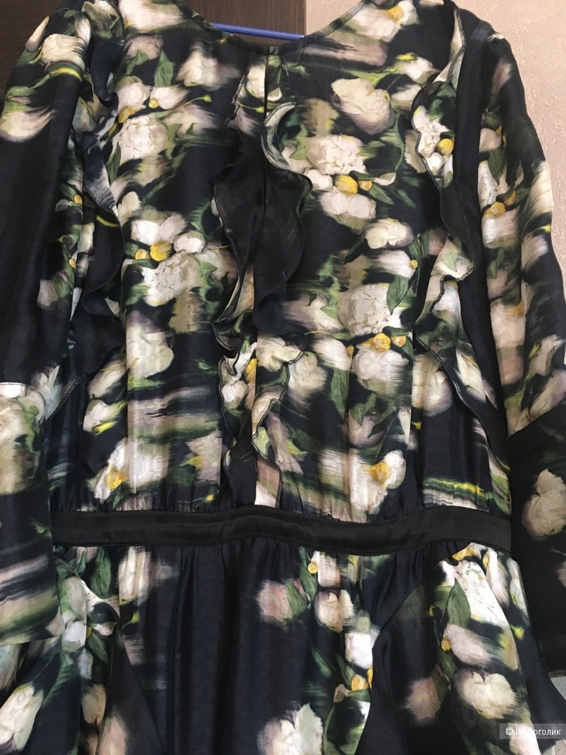 Шелковое платье H&M Conscious 34