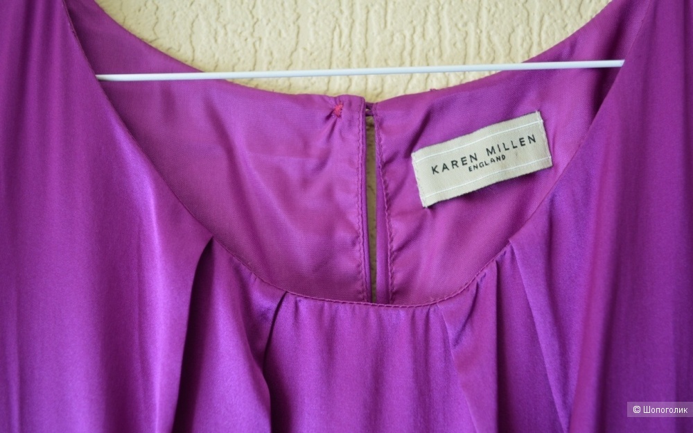 Платье насыщенного цвета фуксии Karen Millen, M