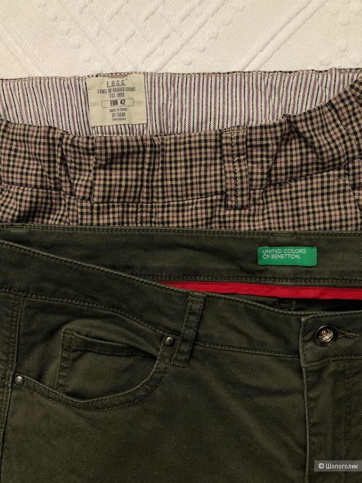 Сет из брюк, Benetton и H&M, 50