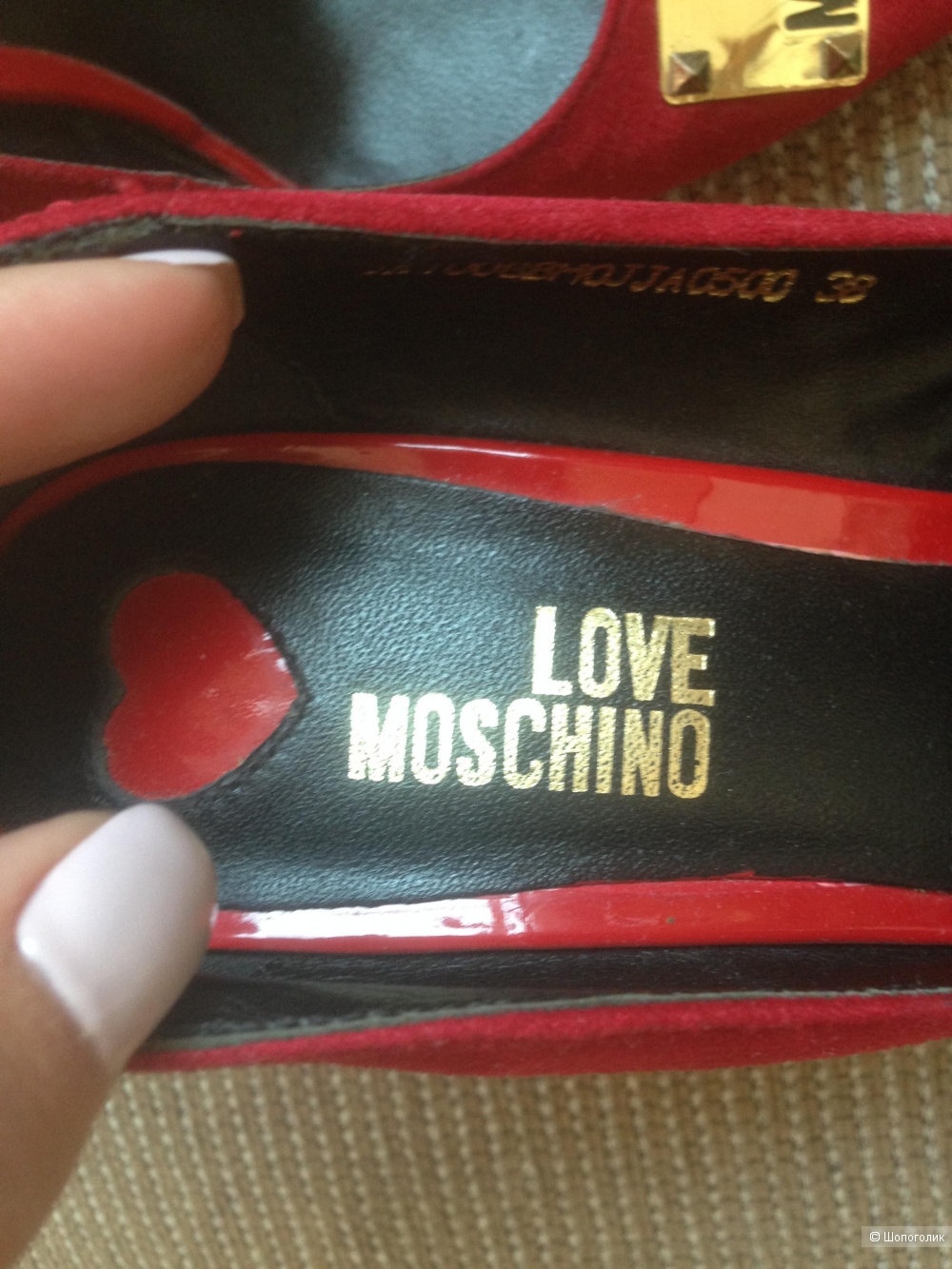 Туфли moschino, 38 размер.