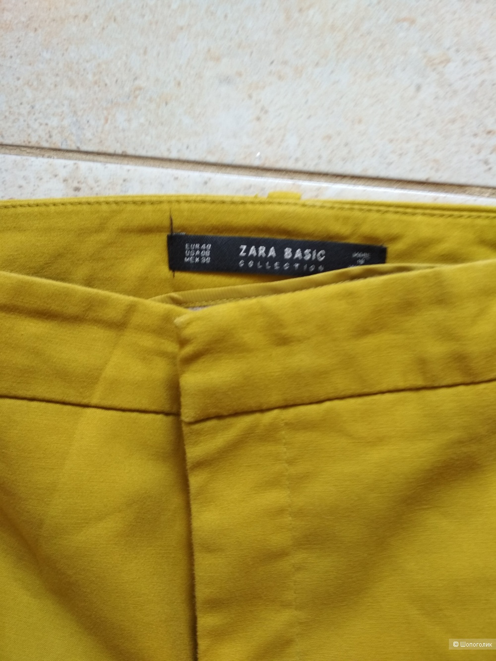 Хлопковые брючки ZARA, р. 46.