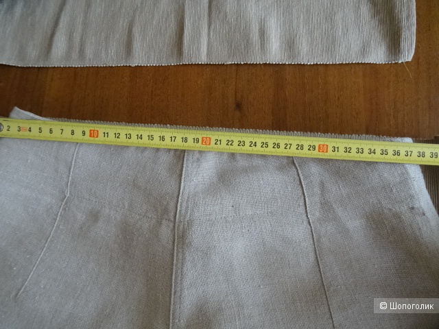 Льняные брюки палаццо, размер 46-48