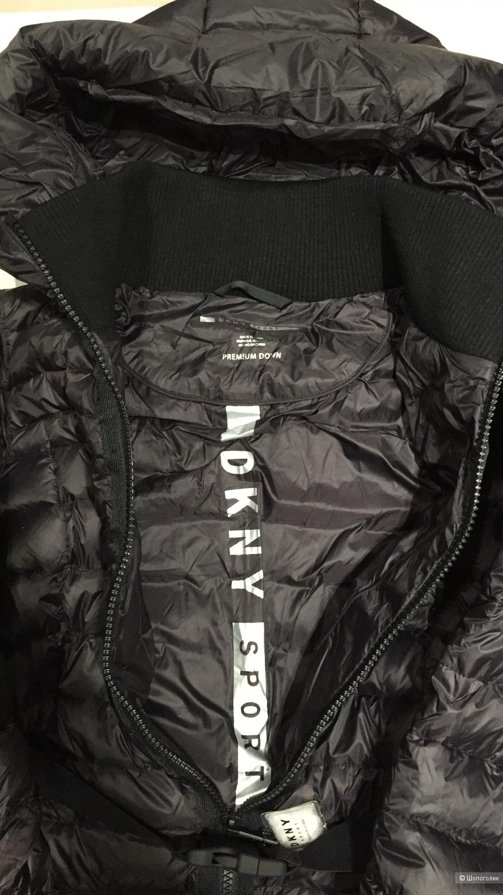 DKNY DONNA KARAN женский пуховик р.М
