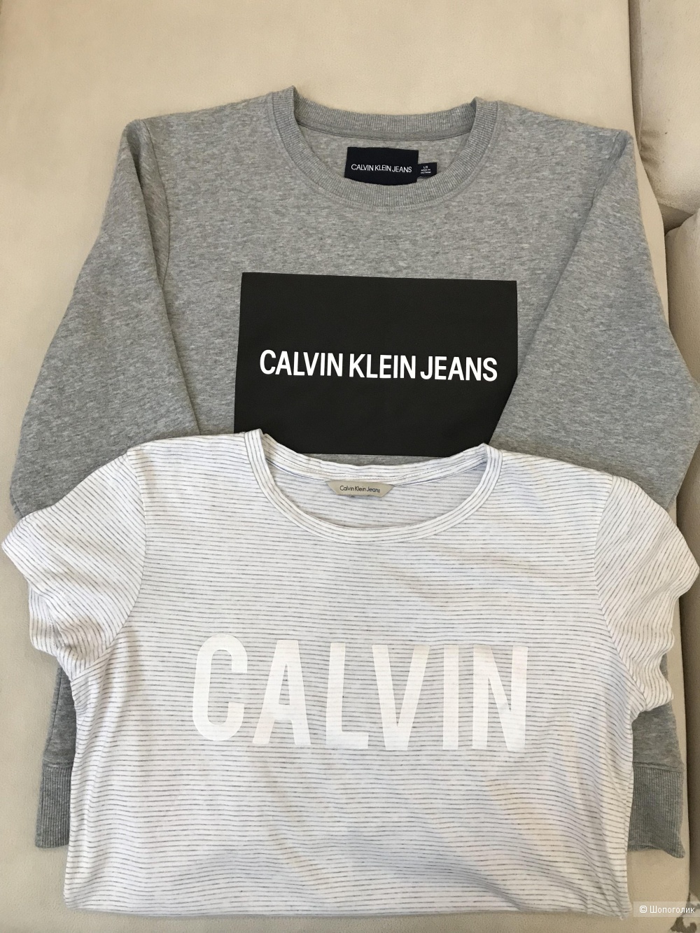 Сет из толстовки и футболки Calvin Klein размер M-L