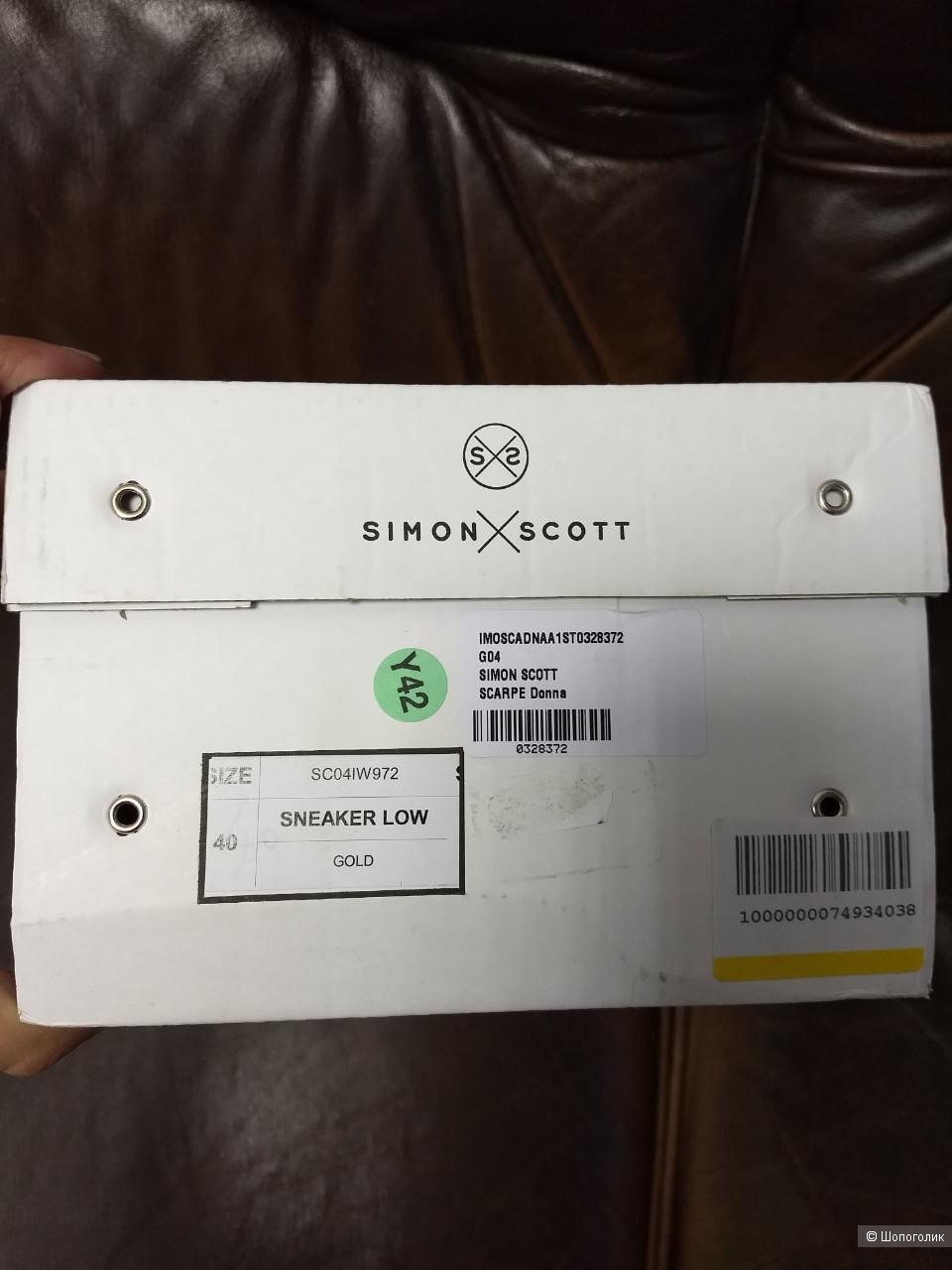 Кроссовки SIMON SCOTT размер 40