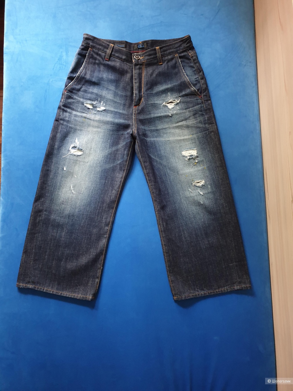 Джинсы кюлоты Twin-set Jean's, на 46-48 размер