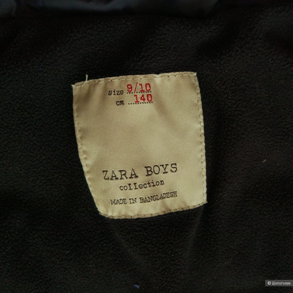 Зимняя куртка для мальчика ZARA, 140 см, 9- 10 лет