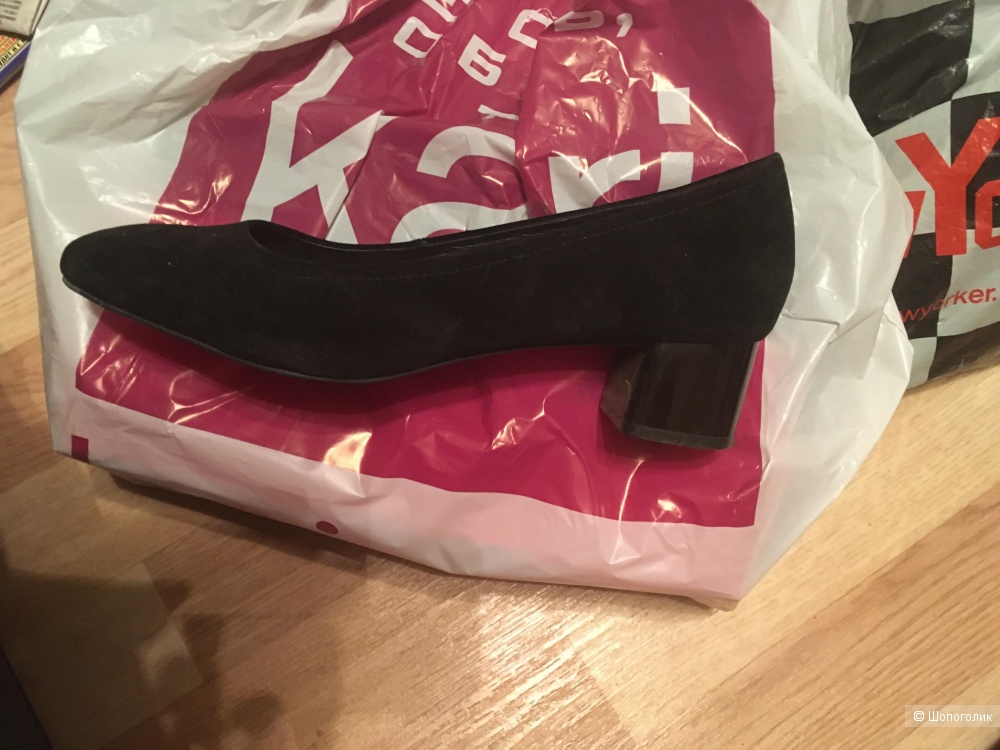 Черные туфли, почти новые, Кари, размер- 41, по стельке- 27 см