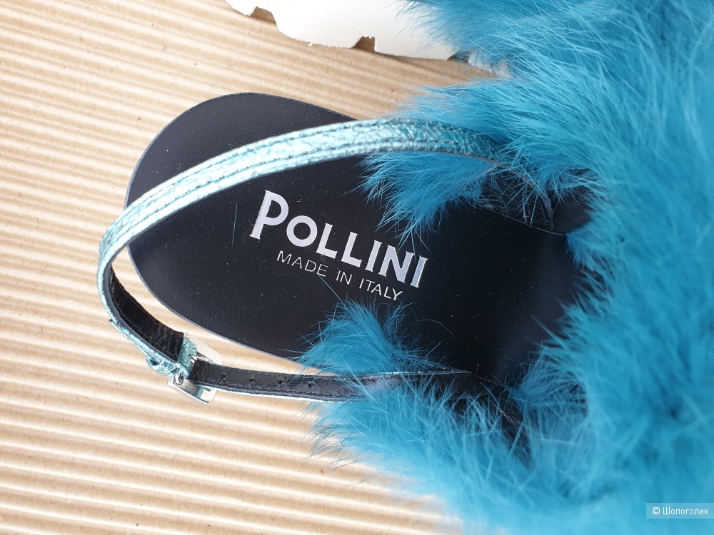 Меховые босоножки Pollini, размер 38, 39