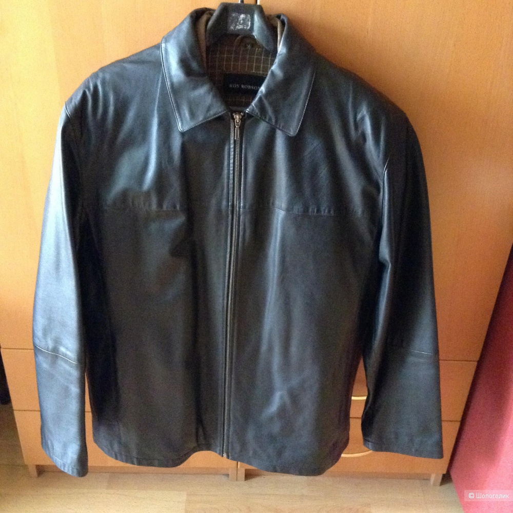 Кожаная куртка Roy Robson, размер 56