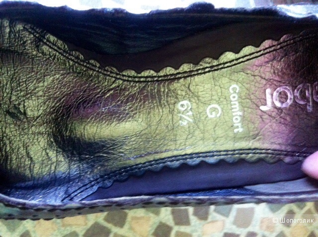 Туфли GABOR,6 1/2(25,5cm) на 39 размер