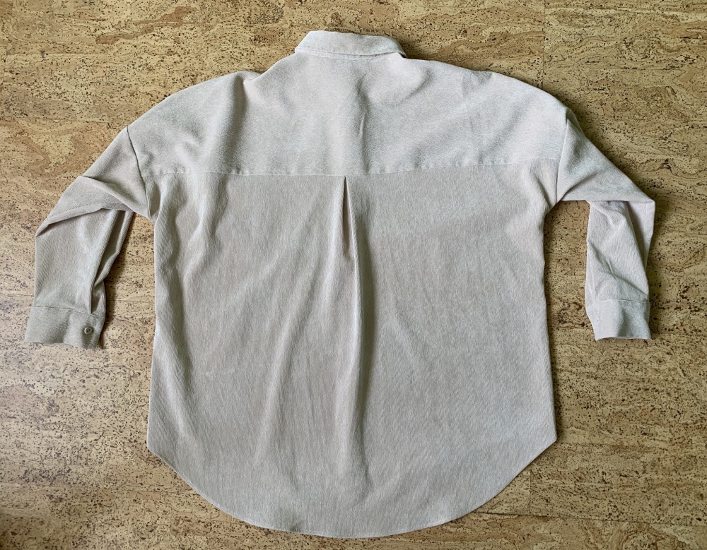 Рубашка из тонкого вельвета ZARA Basic, размер М