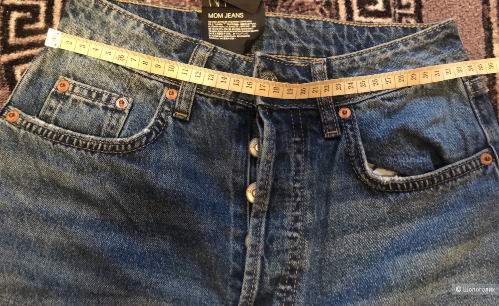 Новые mom джинсы hm размер 34