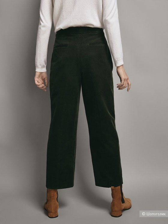 Вельветовые укороченные брюки Массимо Дутти 36 размер