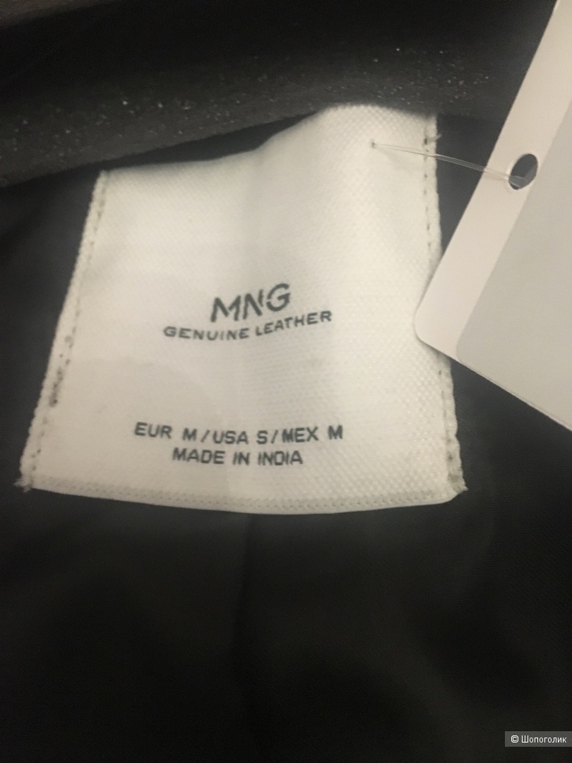 Кожаная куртка Mango размер M