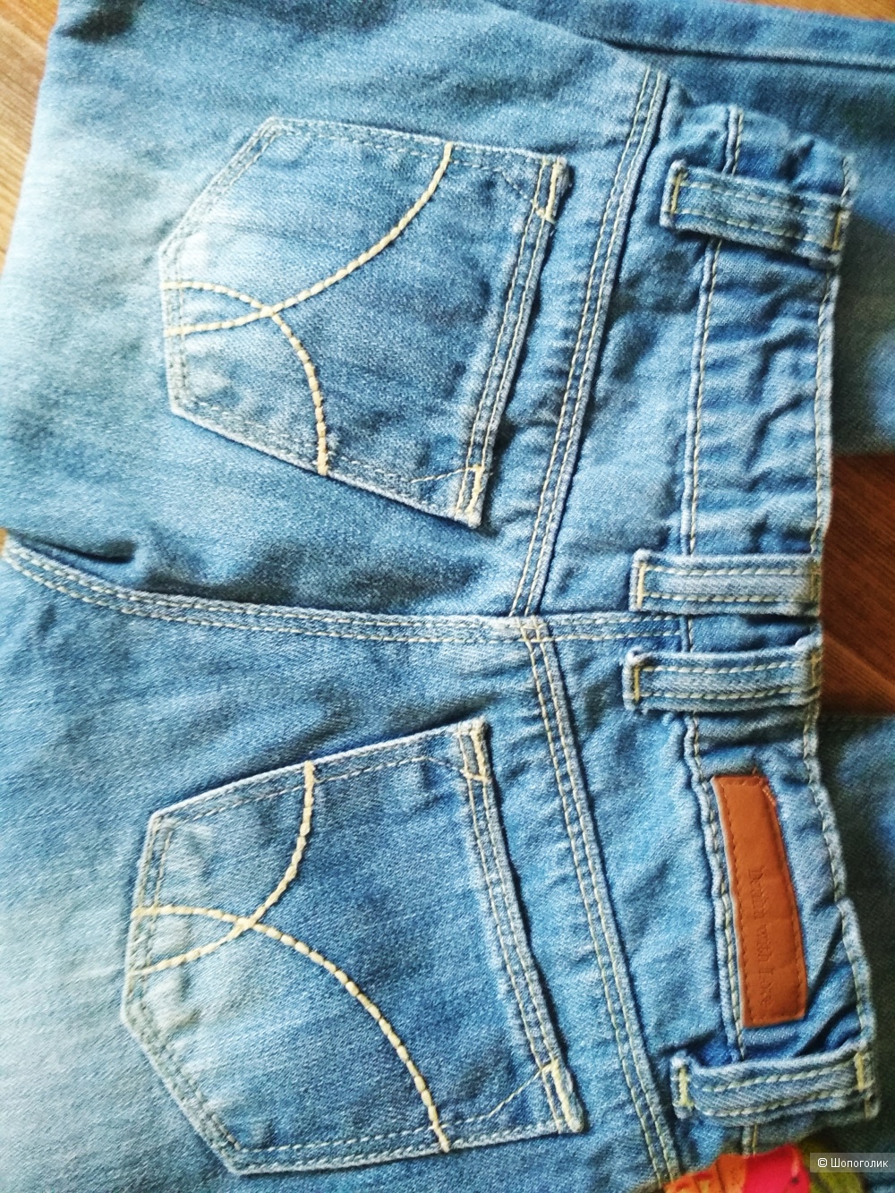 Сет джинсы I love denim+шорты cubus +ромпер palomino размер 116