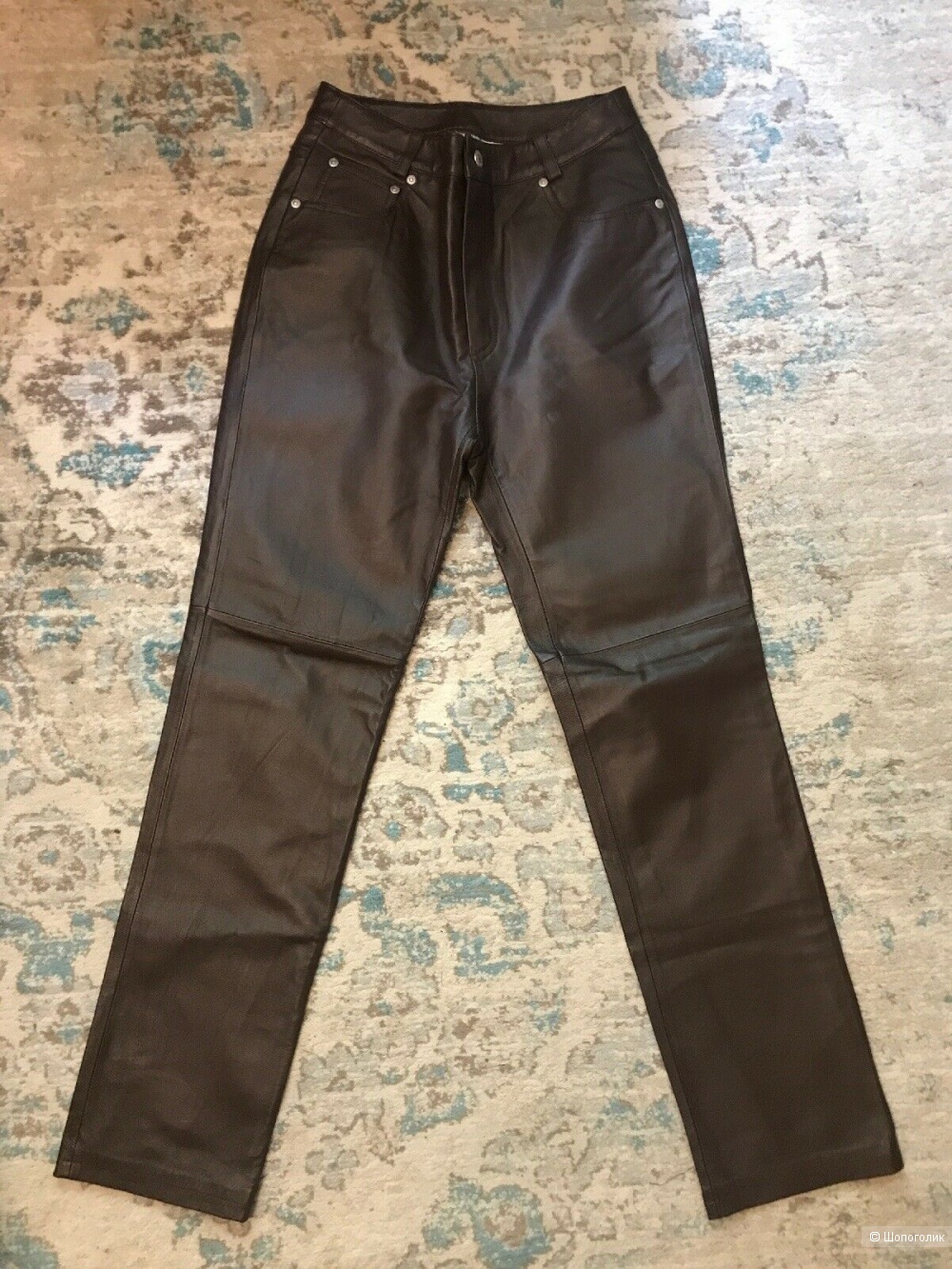 Кожаные брюки Newport News 10 размера