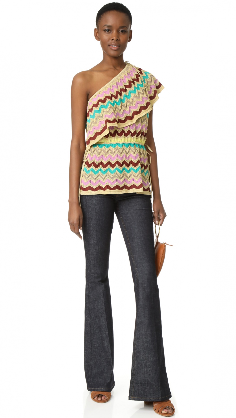 MISSONI топ с открытым плечом р.44